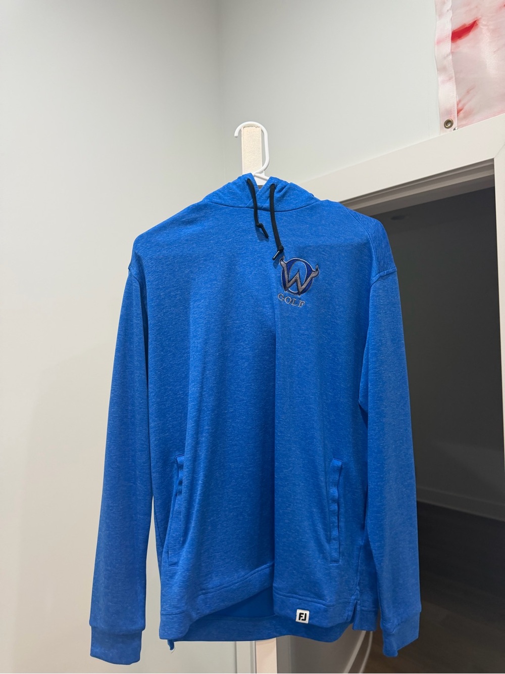 FootJoy Blue Hooded Pullover Sweatshirt